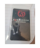 Forbidden Body Jewelry Clear Flexible Barbells – New in Package - $165.85 MXN