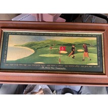 Vintage Golf Print Brittish Open Very Rare Sports Home Bar New Gift PGA ... - $20.57