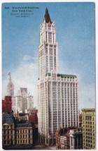 Postcard Woolworth Building NYC New York - £2.32 GBP