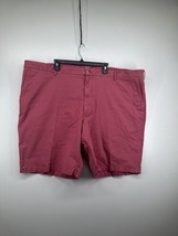 Izod Shorts Size 52 Salmon Pink 10.5” Inseam 4 Pockets Saltwater Men’s NEW - £14.58 GBP