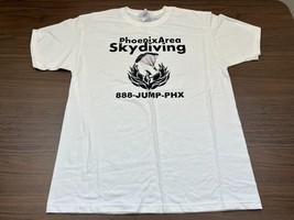 Phoenix Area Skydiving (Arizona) Men&#39;s White Short-Sleeve T-Shirt - XL - $8.99