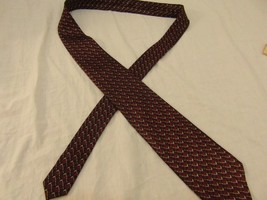 Donald J. Trump Signature Collection 100% Silk Red Gold Mix &amp; Tie Protec... - $38.69