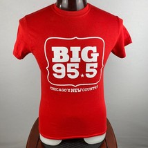 Gildan Mens Unisex Small S Big 95.5 Radio Station Music Chicago&#39;s New Co... - $16.82