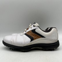 FootJoy Contour Series 54130 Mens White Leather Lace Up Golf Shoes Size 11.5 W - £23.36 GBP