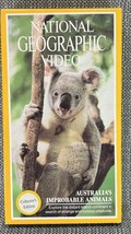 National Geographic Video # 1101 Australia&#39;s Improbable Animals 1987 VHS VCR - £15.81 GBP