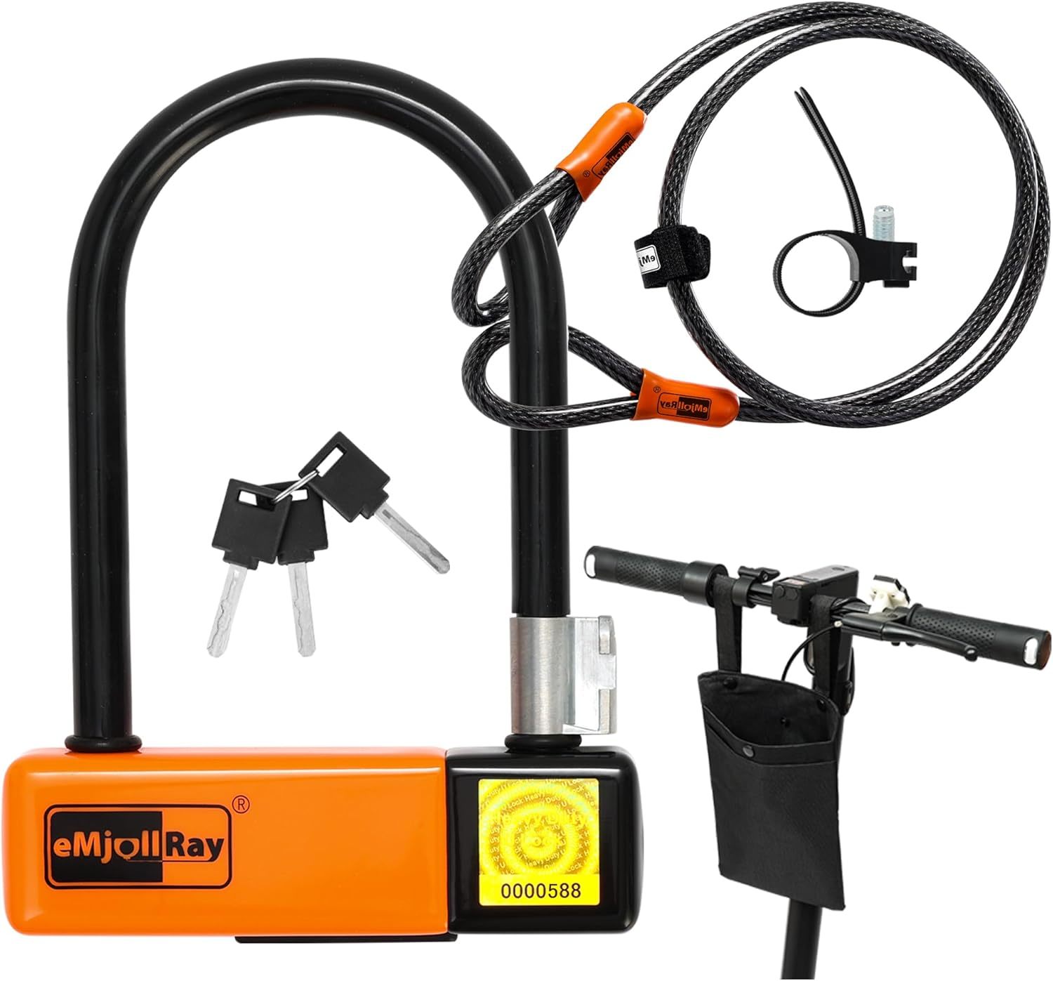 Electric Scooter Lock,Heavy Duty E-Scooter U Lock With, Electric Scooter - $33.99