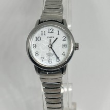 Timex Indiglo Silver Tone Stainless Steel Women’s Watch Working New Battery - $24.25