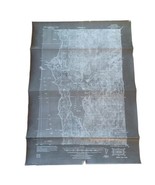 1935 Ozette Lake Clallum Co. Quadrangle Washington USGS Army Corps Tacti... - €28,32 EUR