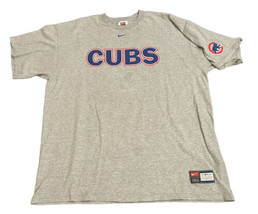 Nike Chicago Cubs T-Shirt Size Men&#39;s Size XL Vintage Rare 2005 Sleeve Print - £11.16 GBP