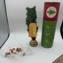 Department Dept 56 Mailable Christmas Tree w Mini Ornaments In Original Box NEW - $19.80