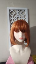 Aisi Queens Orange Ginger Short Bob Wig Lot 5958 - £11.52 GBP