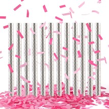 12Pack Pink Gender Reveal Confetti Sticks, Tissue Paper Confetti Shoots,... - £36.24 GBP