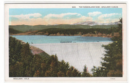 Nederland Dam Boulder Canon Canyon Colorado 1920s postcard - £4.73 GBP