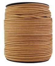 Light Brown 3 mm round leather cord - £3.91 GBP+