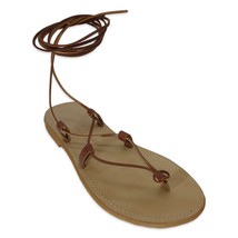 Leather handmade Greek Sandals/gladiators strappy sandals/ankle cuff/tyr... - £43.26 GBP