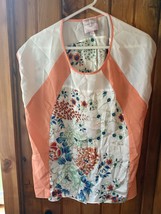 Romeo &amp; Juliet Couture  Orange Floral Top Size M - $35.00