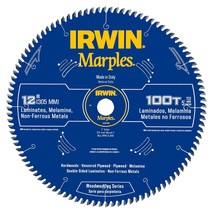 IRWIN Marples 12-Inch Miter Saw Blade, Fine Finish Carbide Blade, 100-Tooth, for - £89.00 GBP