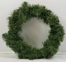 Undecorated 16&quot; Green Artificial Christmas Wreath Holiday Decorations - £6.19 GBP