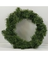 Undecorated 16&quot; Green Artificial Christmas Wreath Holiday Decorations - £6.18 GBP