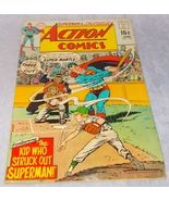  Action Comic Book June 1970 No 389 DC The Kid Who Struck Out Superman - £6.37 GBP