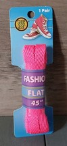 Fashion Gear 45&#39;&#39; Fashion Flat Shoelace Neon Color Pink 1 Pair Sneakers - €5,16 EUR