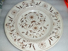 TG &amp; FB Booths Dresden Brown &amp; Compatible with White Dinner/Salad Plate ... - $3,145.45 MXN