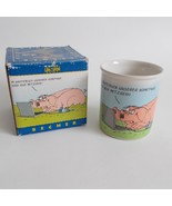 Uli Stein Pig Mug Funny Internet Cartoon German Language Becher Coffee Cup - $22.74