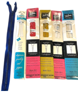 Vintage Zipper Lot of 6 Talon Zephyr Coil Various Colors &amp; Lengths Sewin... - £7.10 GBP