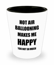 Hot Air Ballooning Shot Glass Shotglass Lover Fan Funny Gift Idea For Liquor Lov - £10.29 GBP