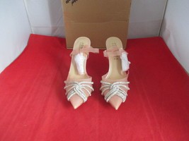 JOURNEE COLLECTION Womens Eleora Lucite Stilettos $70 US Size 6 1/2 - Nu... - $29.69