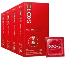 Skore Notout Climax Delay Condoms 1500+ Dots - 10 Pieces 4 Pack - £26.55 GBP