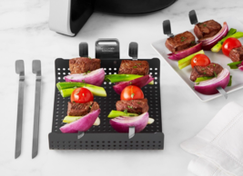 NEW Williams Sonoma Air Fryer Set of 4 Skewers and Nonstick Rack DISCONTINUED - £23.25 GBP