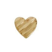 Origami Owl Charm Disney (New) Gold Striped Heart - (CH4387) - £9.13 GBP