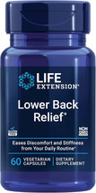 Life Extension Lower Back Relief 60 vegetarian capsules - $18.02