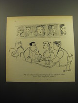1960 Cartoon by James Stevenson - I miss that feeling of belonging I had - $14.99