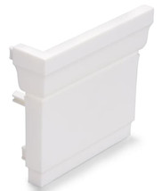 Levolor 2.5” Faux Wood Returns, White, 1 Set - $219.76 MXN