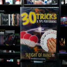 30 Tricks and Tips Performing Sleight of Hand DVD! - £15.51 GBP