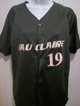 Eau Claire Express Kwik Trip Black Coyote Jersey #19 Size AS Adult Small - $19.79