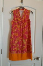 Liz Claiborne Women&#39;s Pink Paisley Print Sleeveless Casual Dress Size SP NWOT - £6.86 GBP