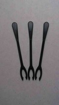 2,000 - New Black Multi-use Plastic 3.5 inch/8.75 cm Mini Fork Pick - £47.90 GBP