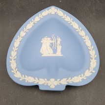 Wedgwood Blue White Jasperware Spade Dish Artemis Archery Trinket Candy - £7.78 GBP