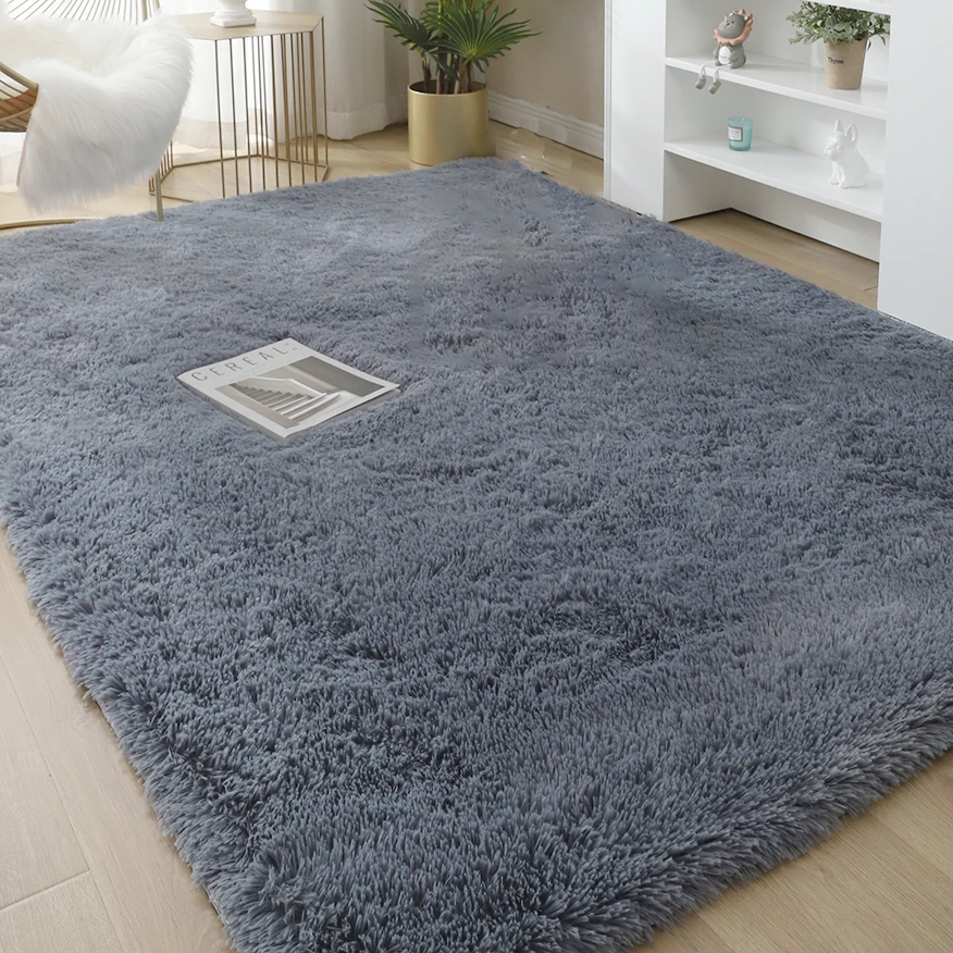 Thick Carpet for Living Room Fluffy Plush Rug Children Bed Room Carpets ... - £9.63 GBP+