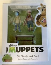 NEW Diamond Select Toys Disney The Muppets DR. TEETH and ZOOT Action Fig... - $59.35