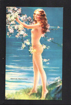 Feminine Propaganda Pin-Up Girl Arcade Card1940&#39;s-Mutoscope-Size is about 3 1... - $24.25