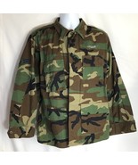 US Air Force Combat BDU Coat Field Jacket Sz Medium Regular Woodland Camo - €14,33 EUR