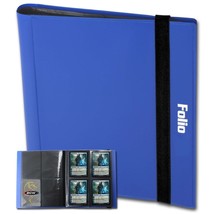 1 BCW Matte Blue Folio 4-Pocket Album - £9.81 GBP