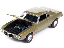 1969 Pontiac Firebird Royal Bobcat Antique Gold Metallic &quot;Vintage Muscle&quot; Lim... - £13.63 GBP