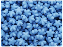 BeadTin Light Blue Opaque 10mm Star Plastic Craft Beads (125pcs) - $2.39