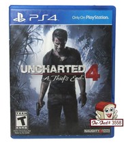 Uncharted 4 A Thief&#39;s End - PS4 Sony PlayStation Game - used - £10.29 GBP