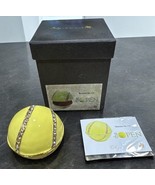 Objet D’Art #131 THE OPEN Tennis Ball Blinged Bling Hinged Trinket Box - $33.83 CAD